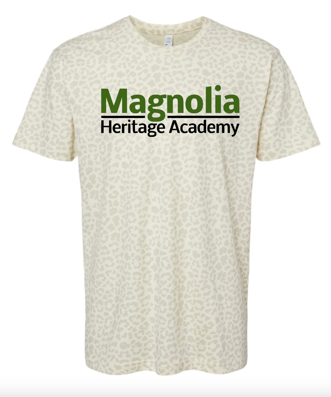 MHA Logo on Cream Leopard || Magnolia Heritage Academy