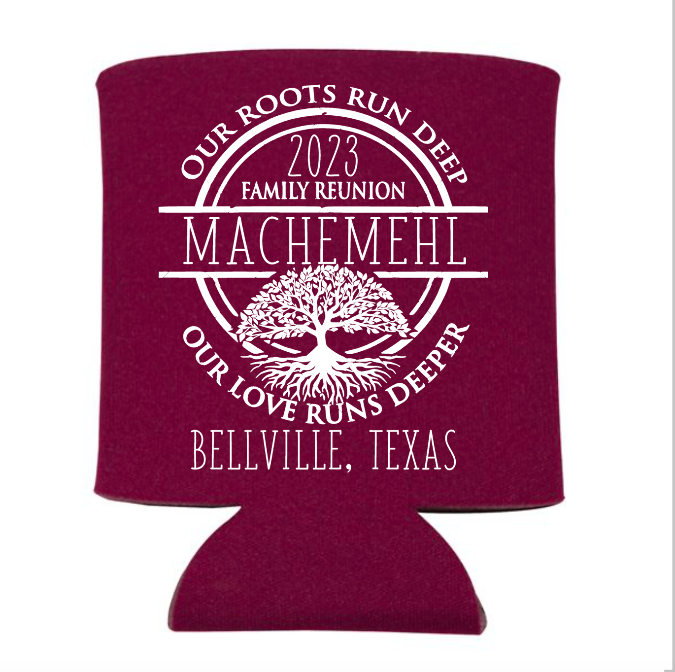 Machemehl Family Reunion Koozie || Deadline 7/8/23
