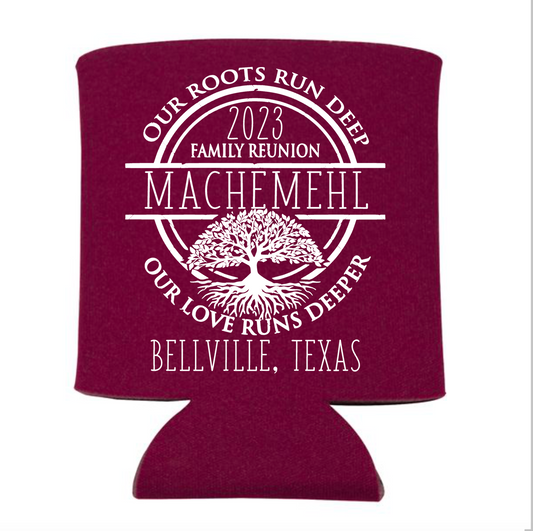 Machemehl Family Reunion Koozie || Deadline 7/8/23