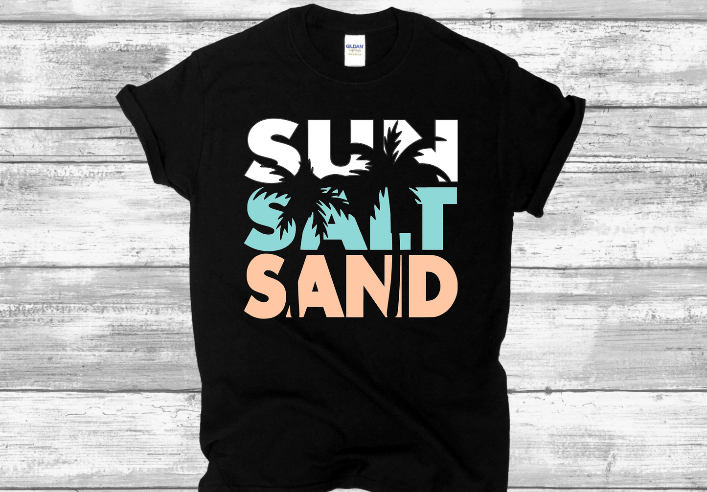 Sun Salt Sand || Tee or Tank Beach Shirt