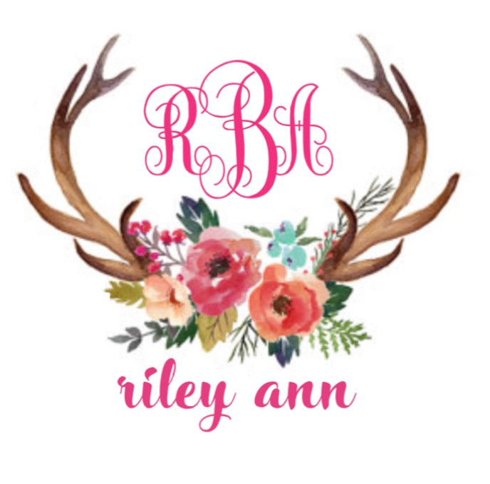 Monogram Baby Gown and Hat Set