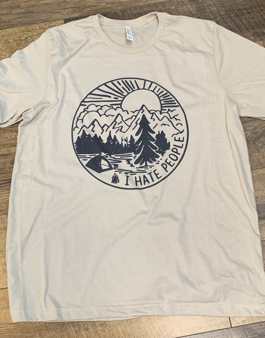 I Hate People - Vintage Style T-Shirt