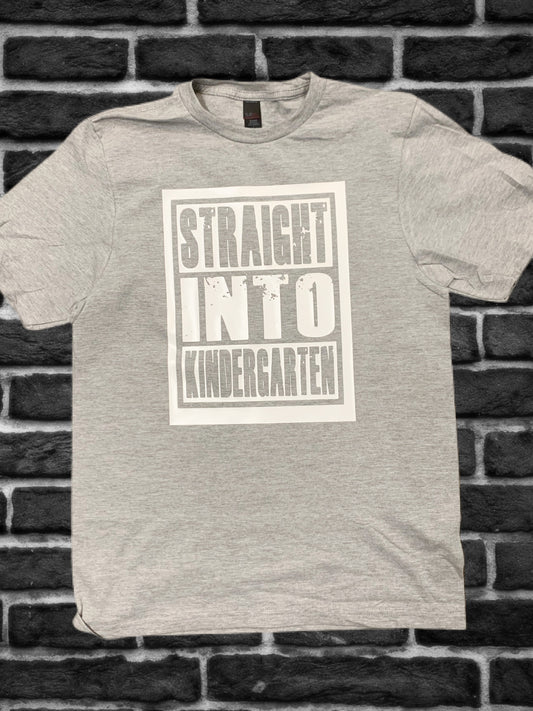 Straight Into Kindergarten ||  Grade Level Back to School Shirt