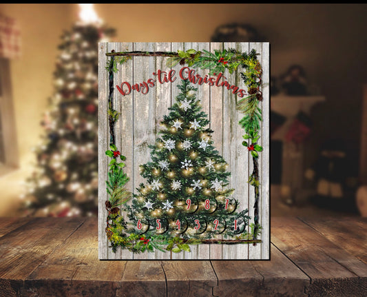 Days til Christmas - Advent Calendar - Christmas Countdown