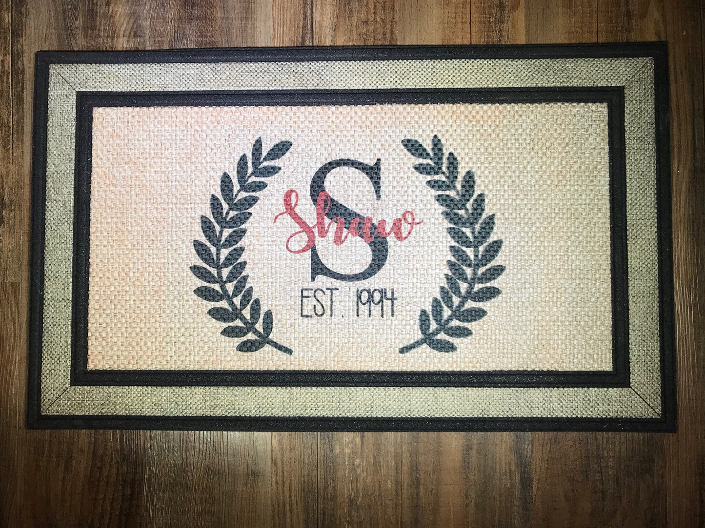 Personalized Front Door Mat