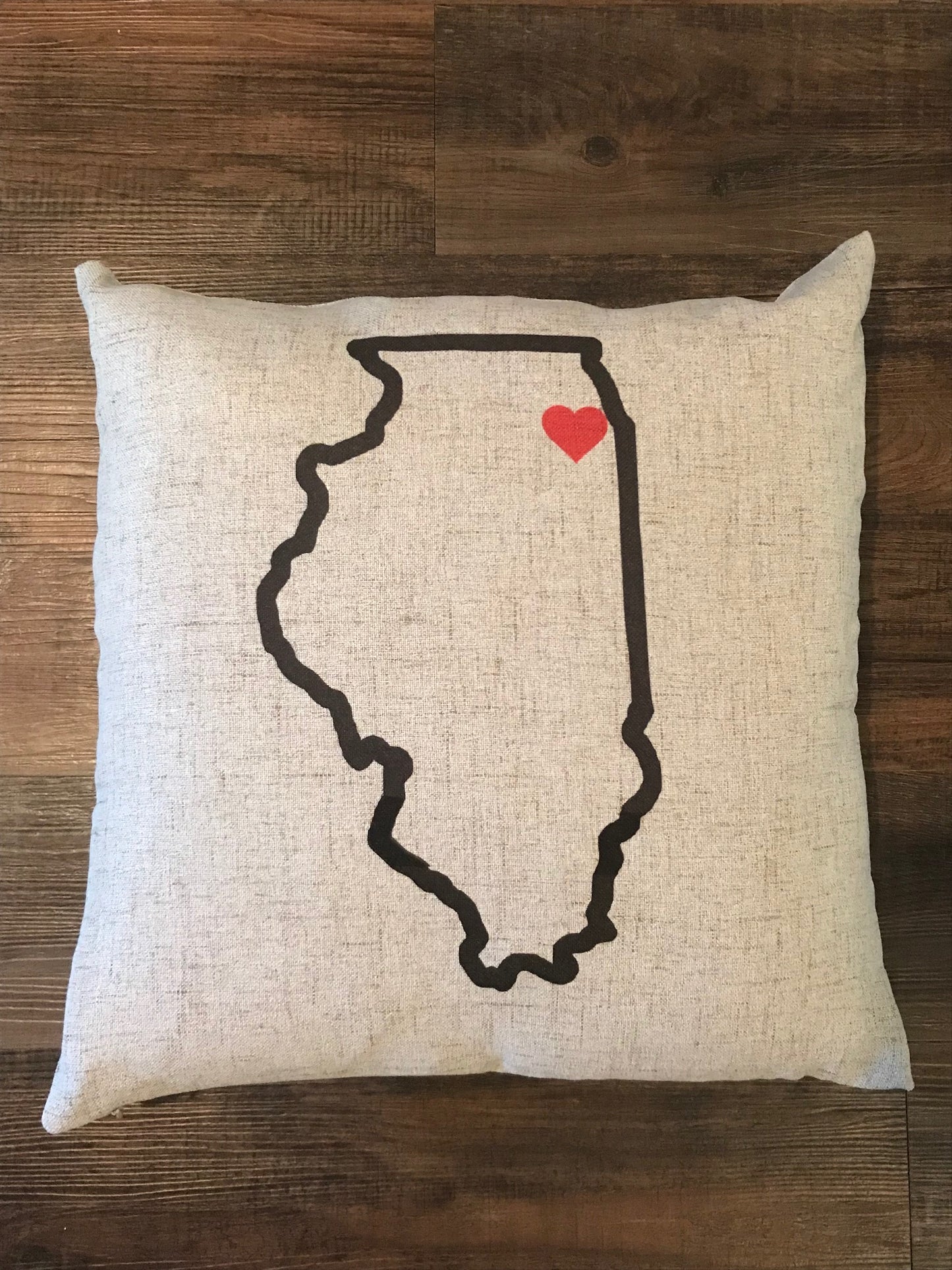 State Love Pillow