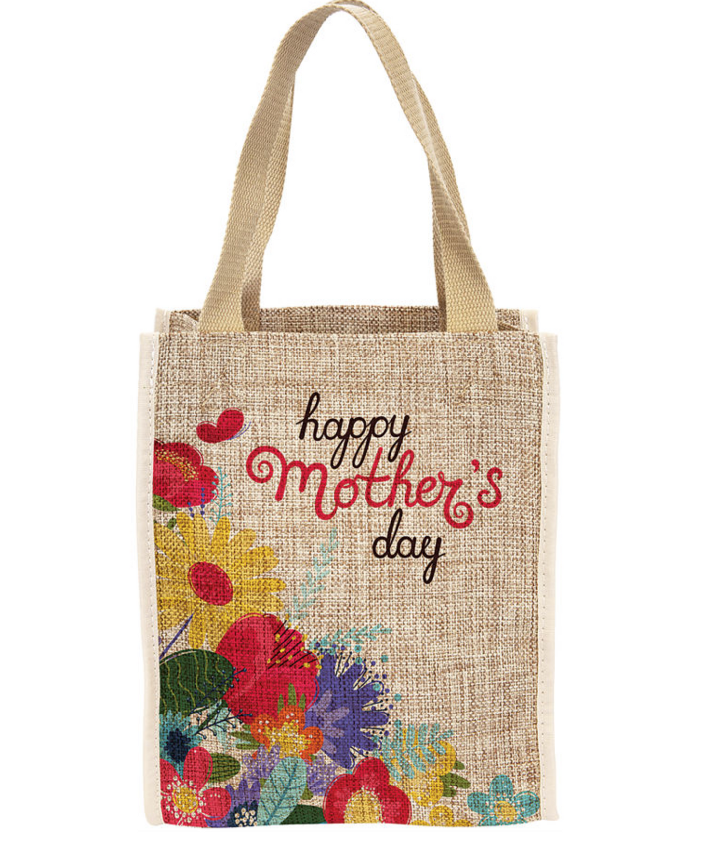 Burlap Gift Bag || Permanent Print Gift Bag