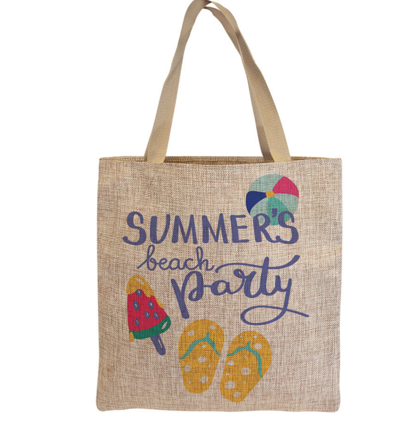 Burlap Gift Bag || Permanent Print Gift Bag