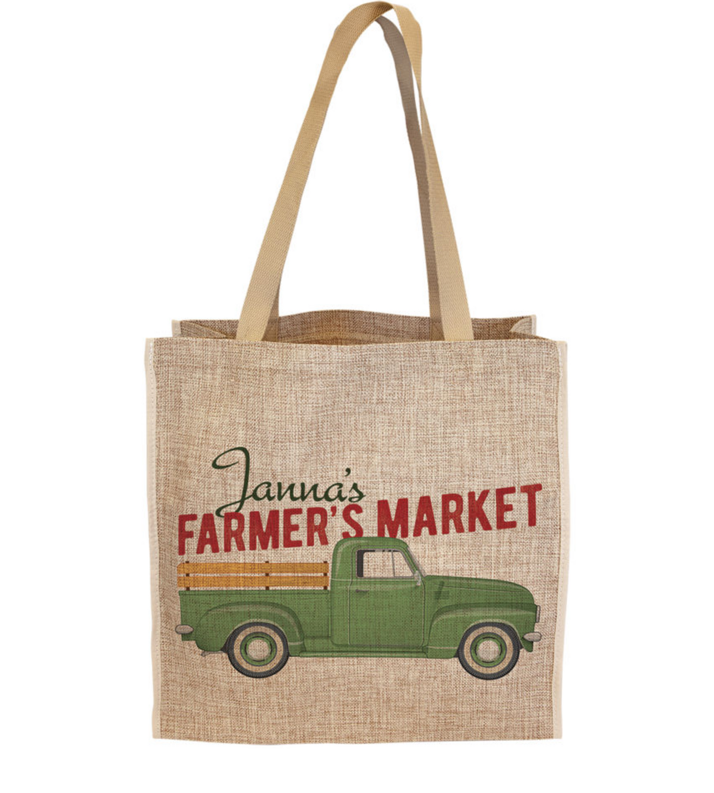 Burlap Gift Bag || Permanent Print Gift Bag