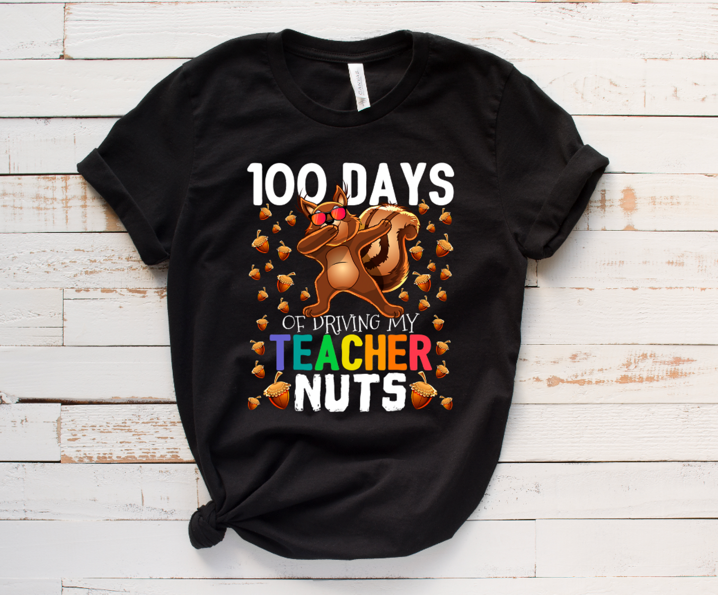 100 Days of Driving My Teacher Nuts || Squirrel Hundredth Day Shirt