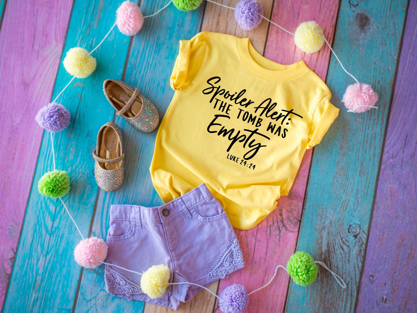 Spoiler Alert - The Tomb Was Empty || Easter Printed Shirt