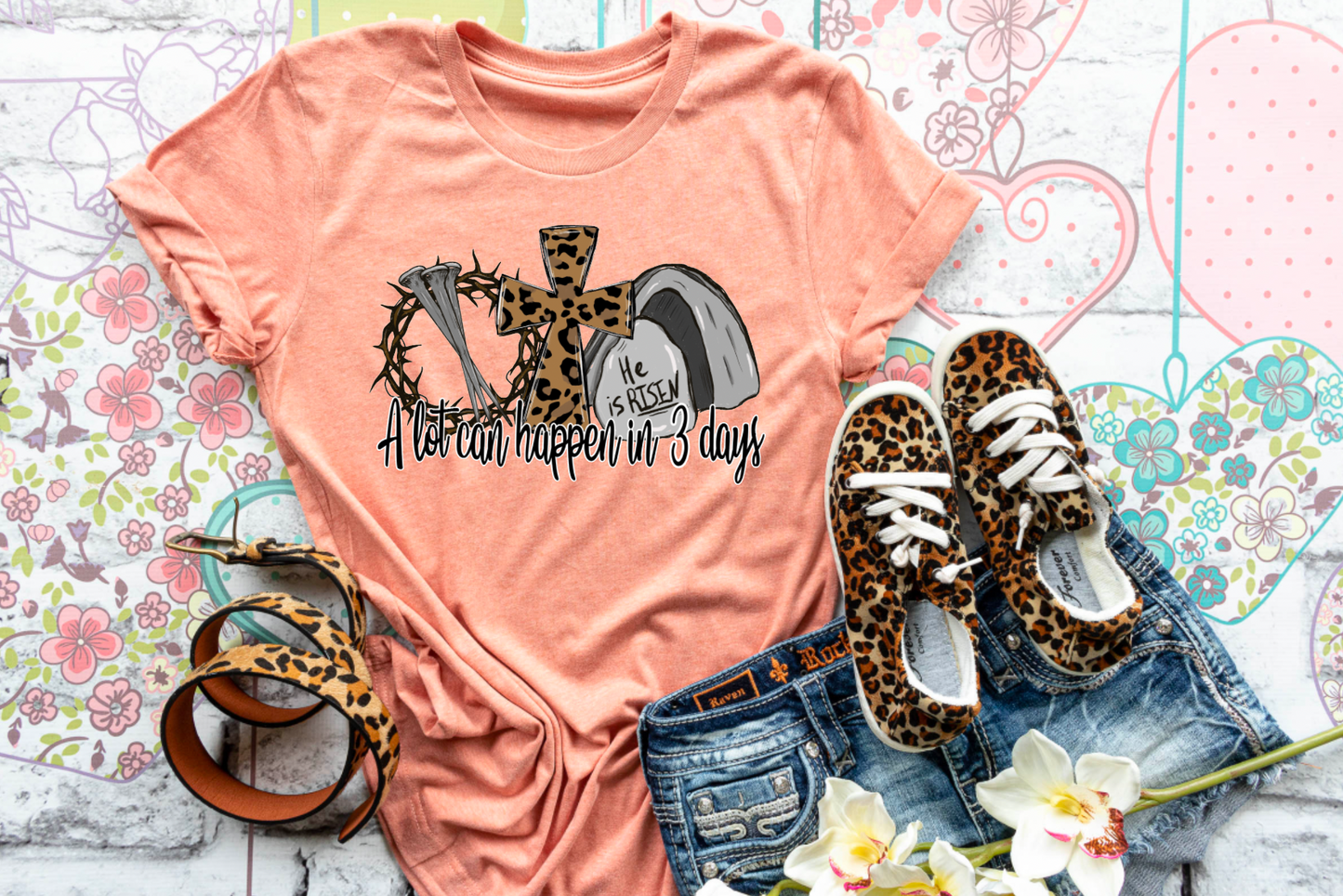 A Lot Can Happen in 3 Days || Easter Printed Shirt