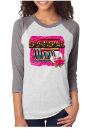Baseball Mom Raglan