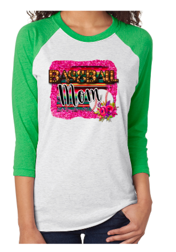 Baseball Mom Raglan