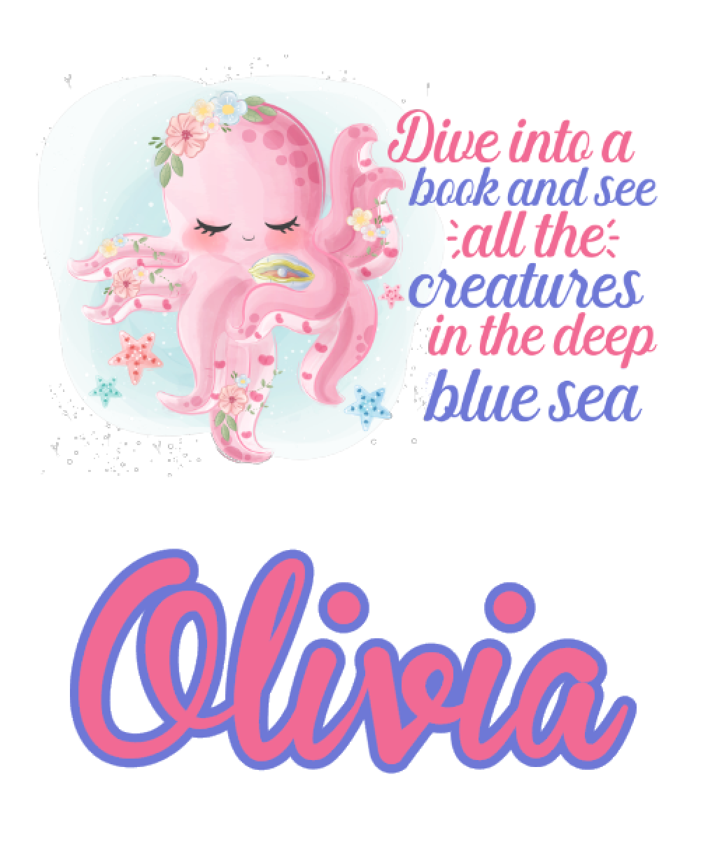 Book Pocket Pillow - Personalized