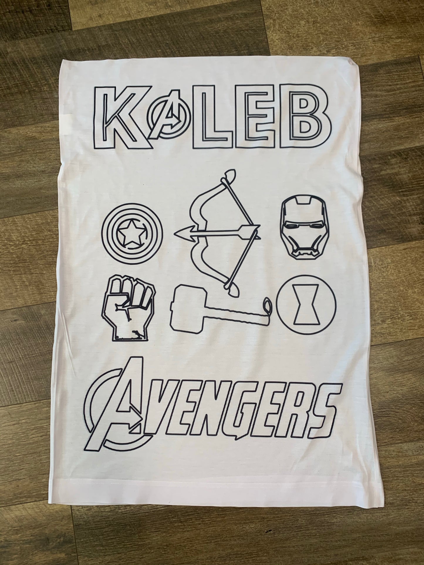 Pillow Case My Name Coloring Page || Color Me Pillow Case with Fabric Markers