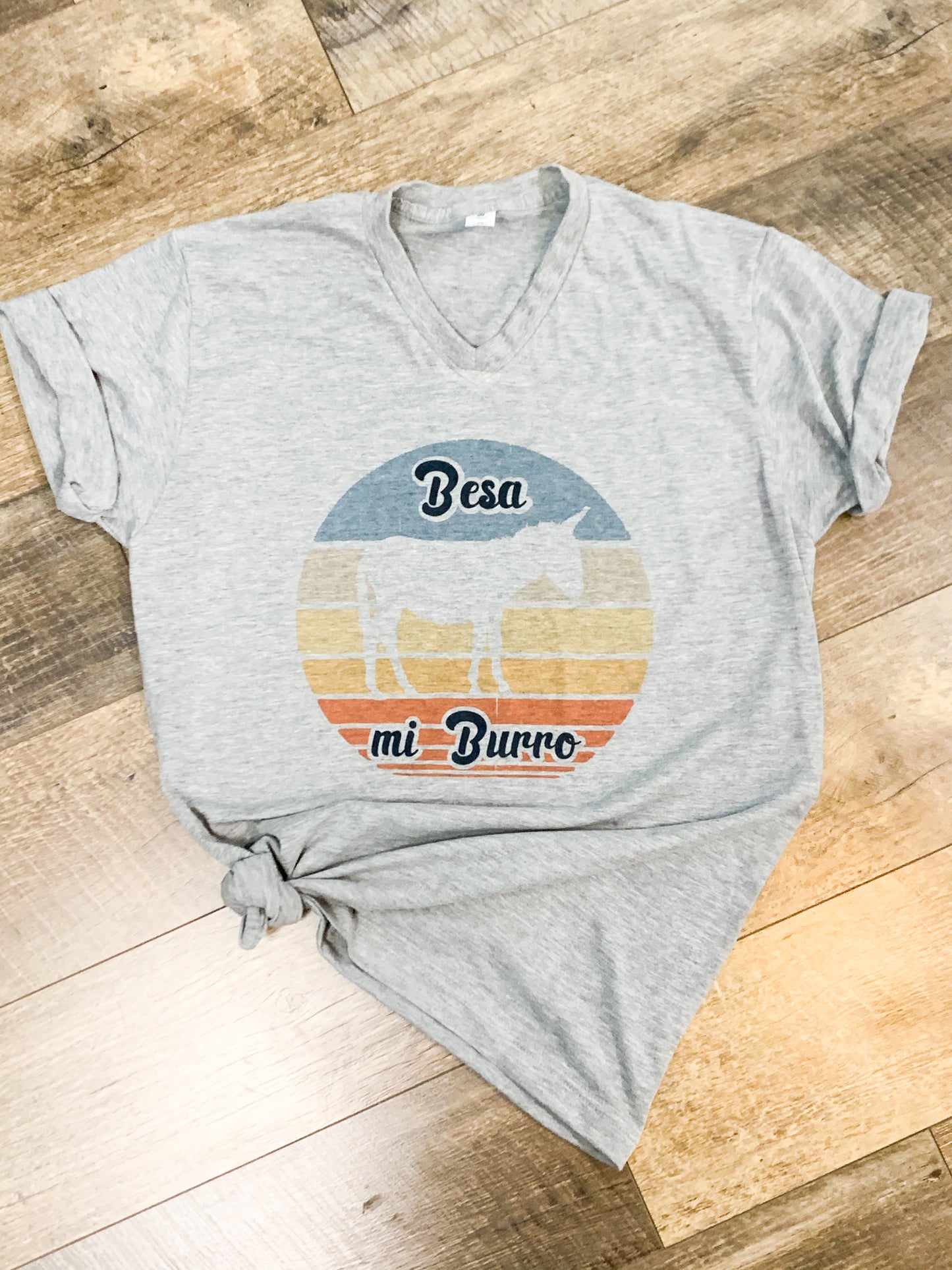 Besa Mi Burro || Permanent Print Tank or T-shirt