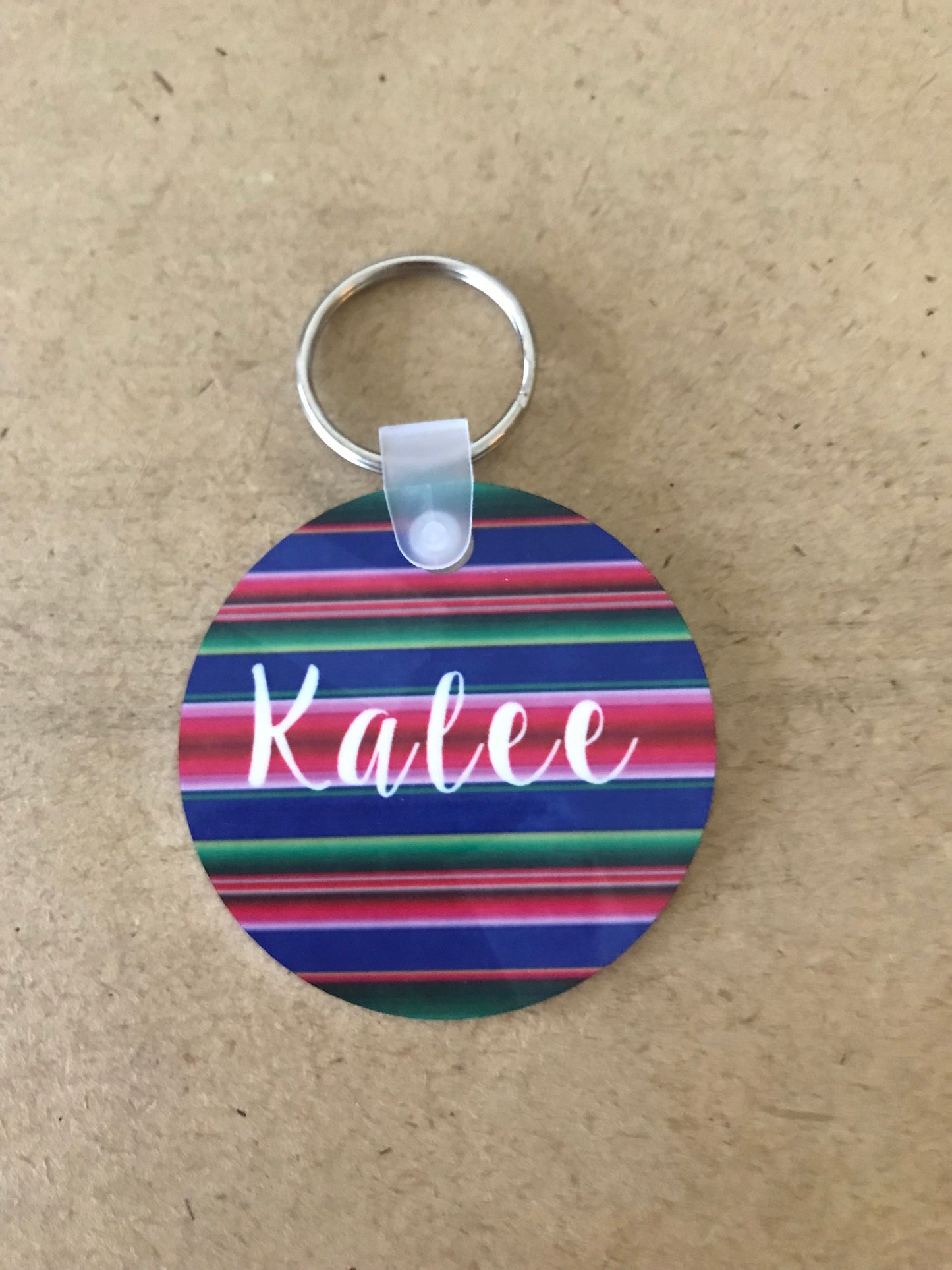 Printed Metal Keychain