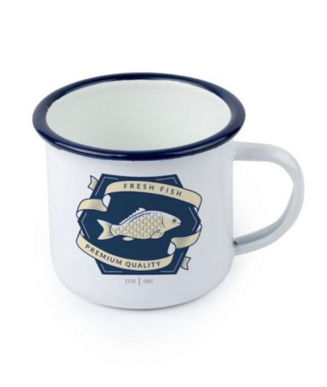 12oz Camp Style Enamel Mug || Kids Hot Chocolate Mug