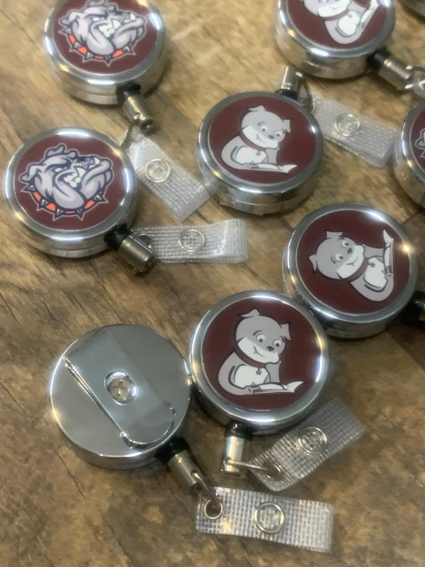 Badge Reel - Personalized metal clip on badge reel