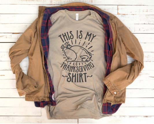 This is my Thanksgiving Shirt - Vintage Thanksgiving T-shirt