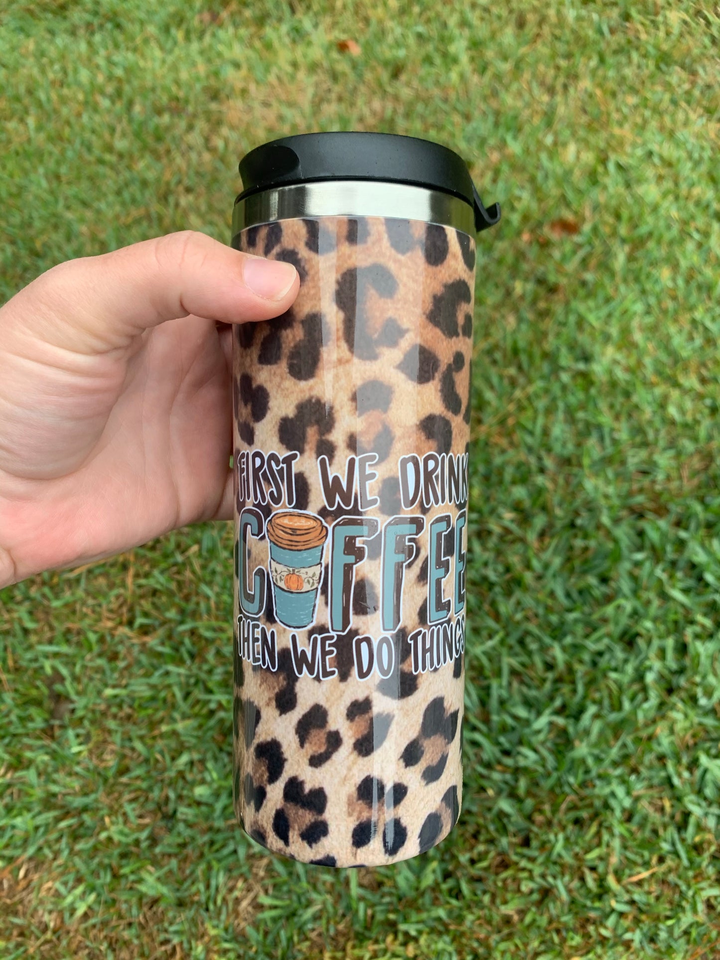 14oz Skinny Coffee Tumbler