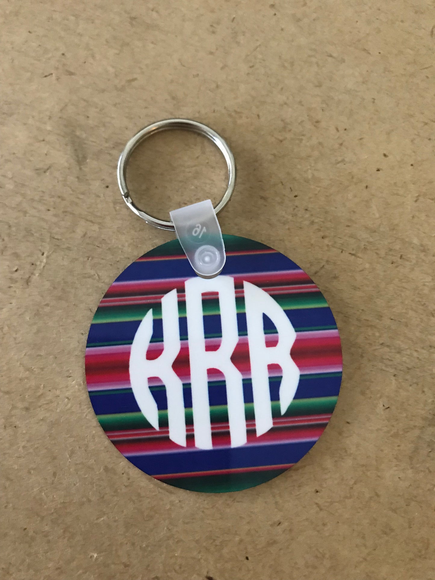 Printed Metal Keychain