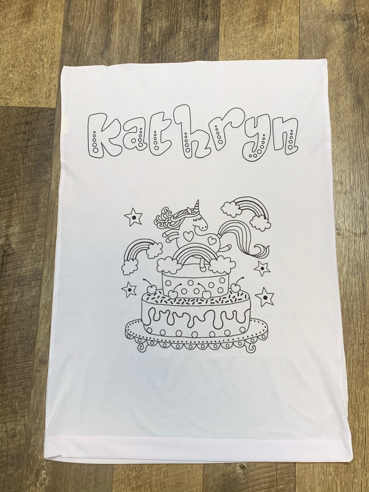 Pillow Case My Name Coloring Page || Color Me Pillow Case with Fabric Markers