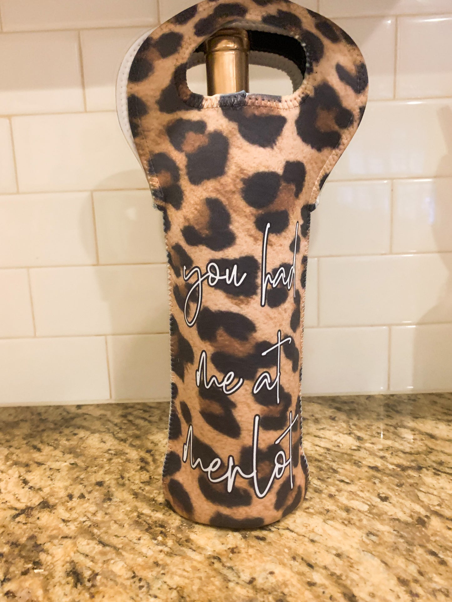 Neoprene Wine Tote