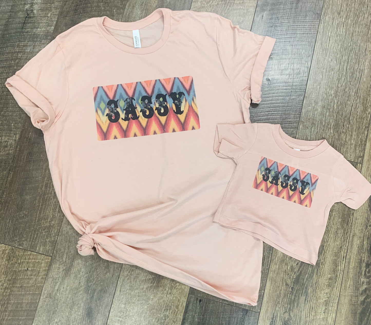 Sassy Aztec Rustic T-Shirt - Mommy & Me Sizes