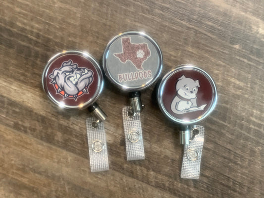 Badge Reel - Personalized metal clip on badge reel