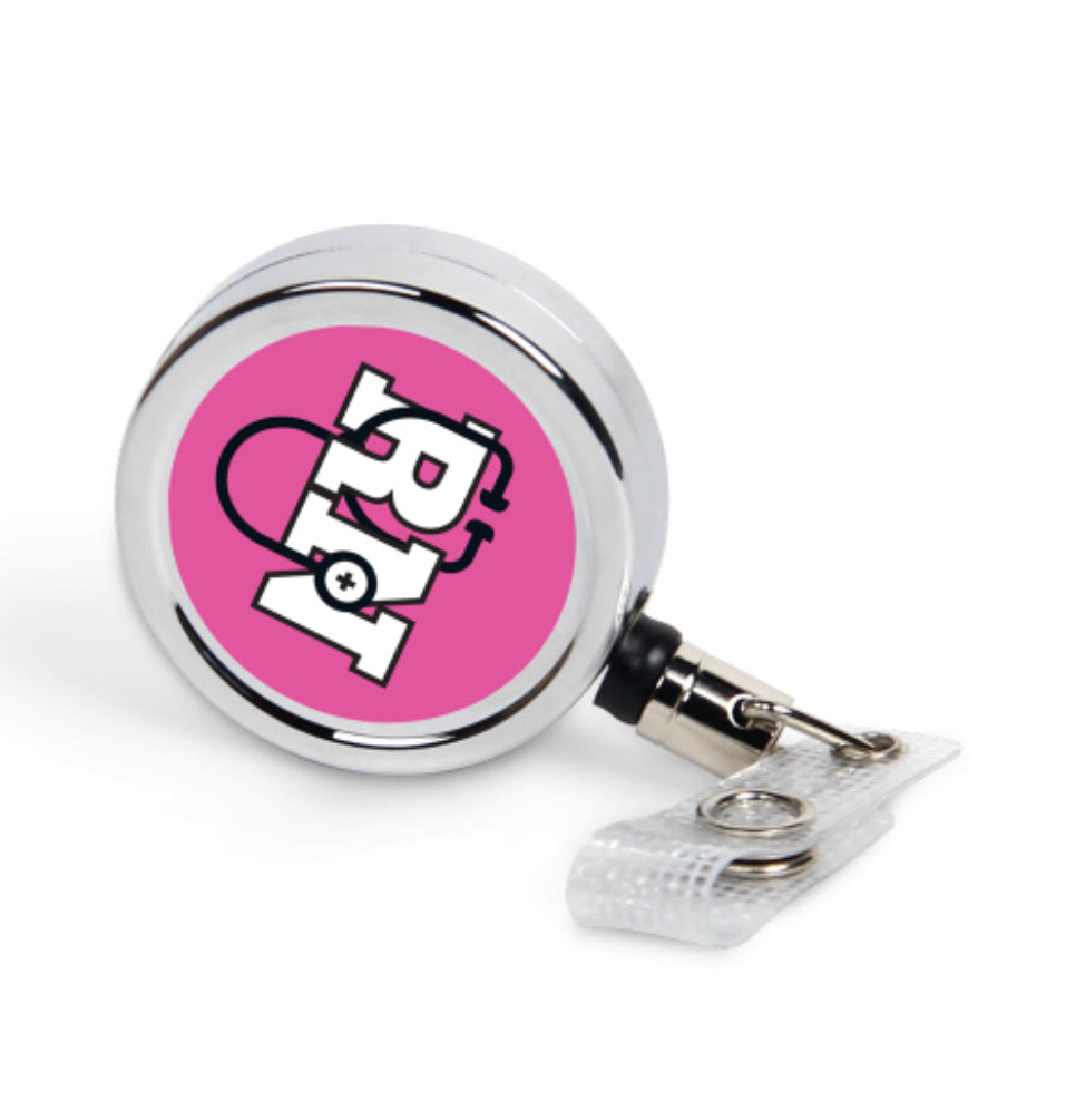 Badge Reel - Personalized metal clip on badge reel