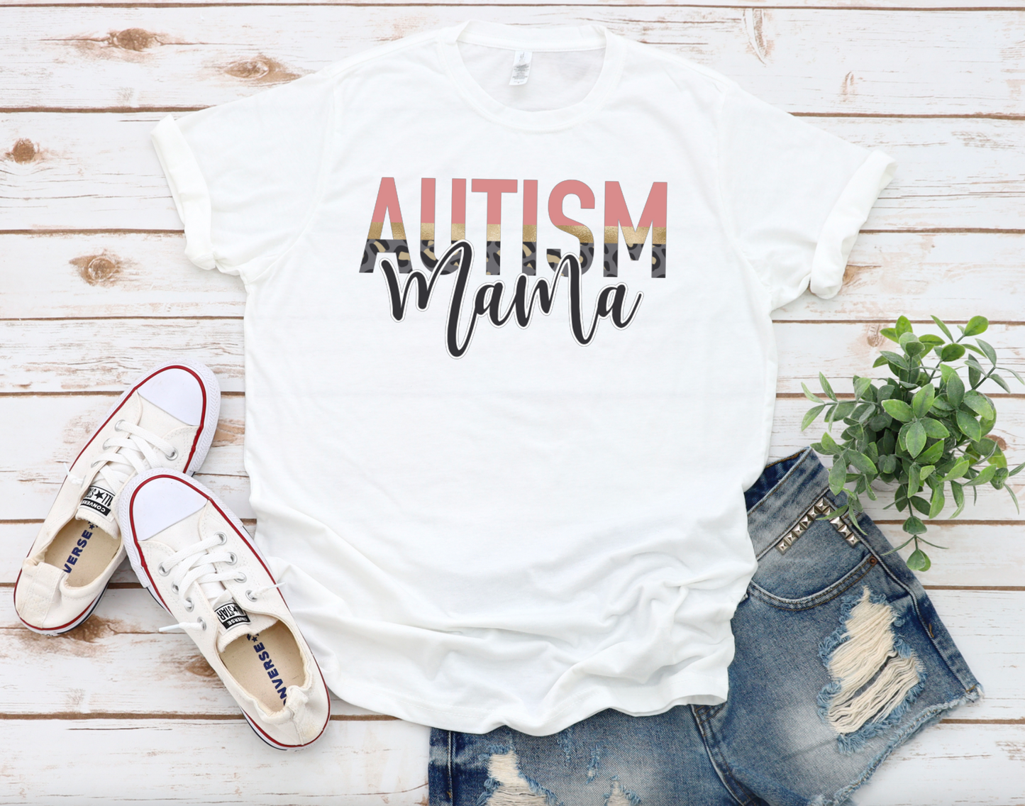 Autism Mama || Pink or Blue Autism Awareness Shirt