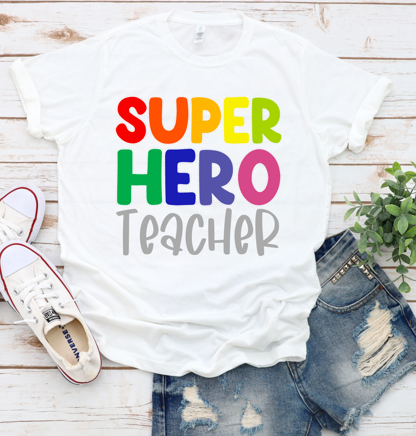 Super Hero Teacher || Printed Unisex Shirt