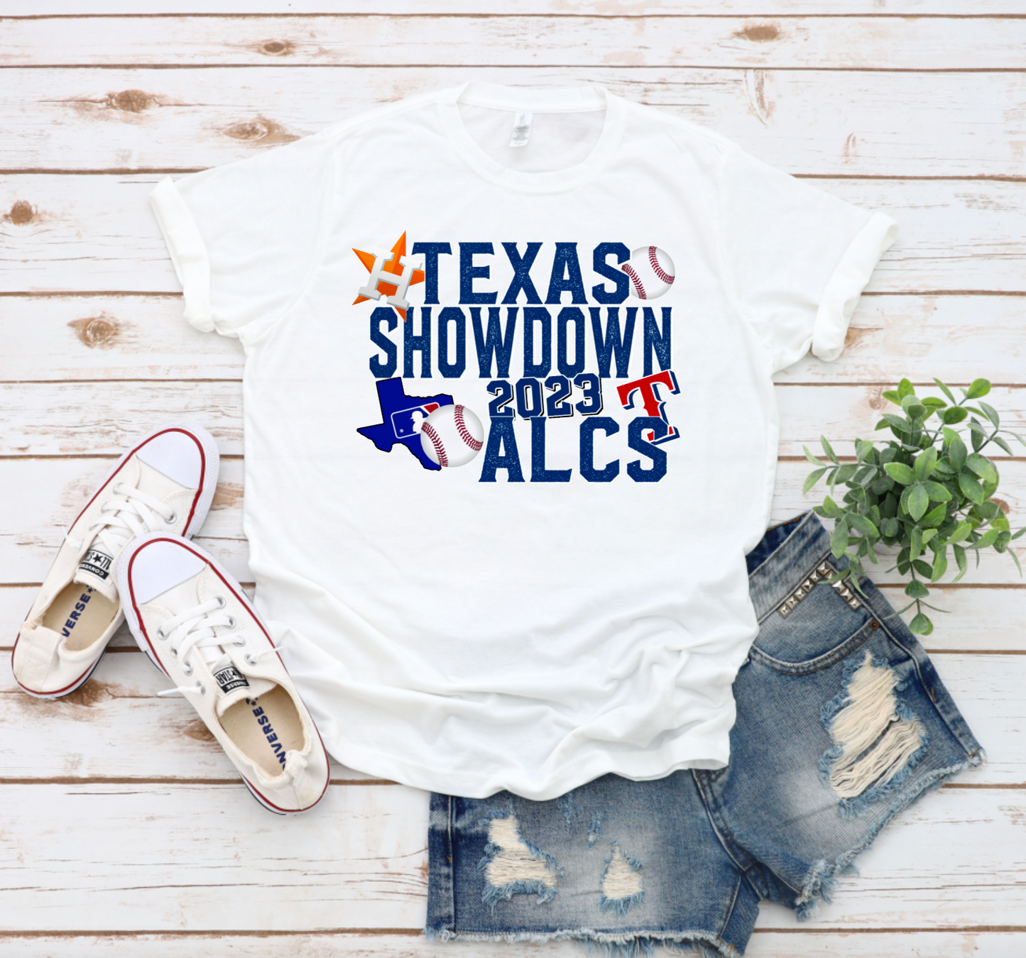 Texas Showdown ALCS Astros Rangers || Printed Shirt