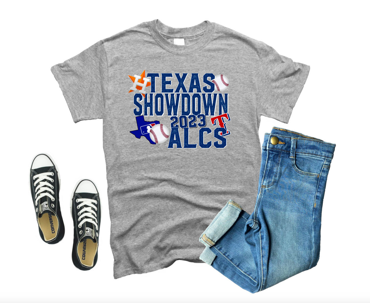 Texas Showdown ALCS Astros Rangers || Printed Shirt