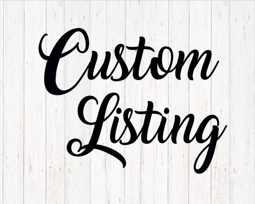 Custom Listing - Ryanne