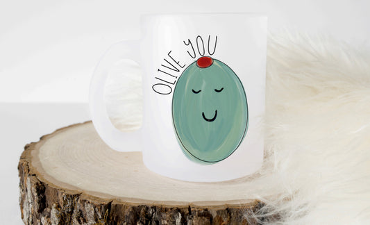Olive You Printed Coffee Mug