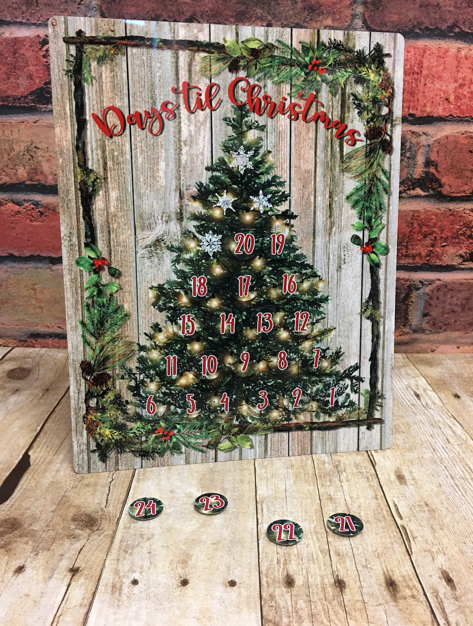 Days til Christmas - Advent Calendar - Christmas Countdown