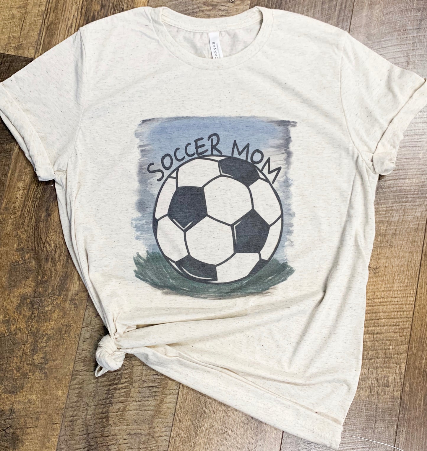 Soccer Mom - Hand Drawn Permanent Print T-Shirt