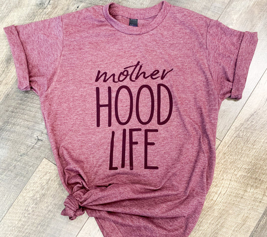 Mother Hood Life - Vintage Style Soft T-Shirt