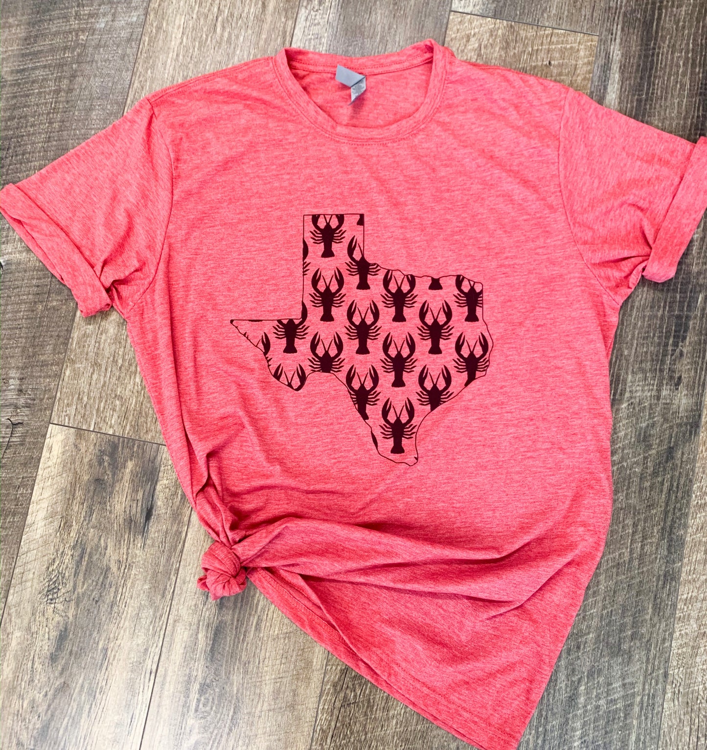 Texas Crawfish Lover - Vintage Style Soft T-Shirt