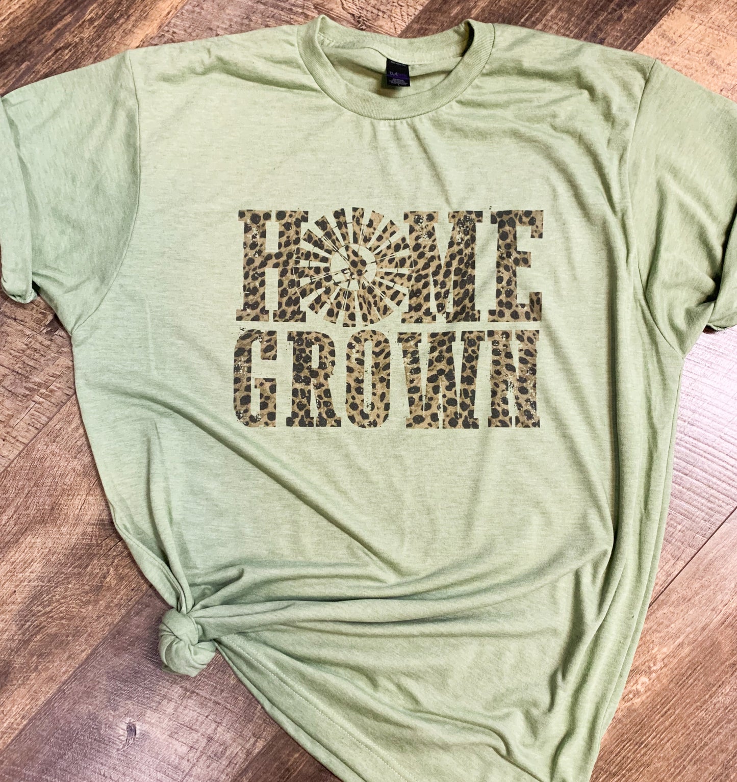 Home Grown Leopard || Permanent Print Soft T-Shirt