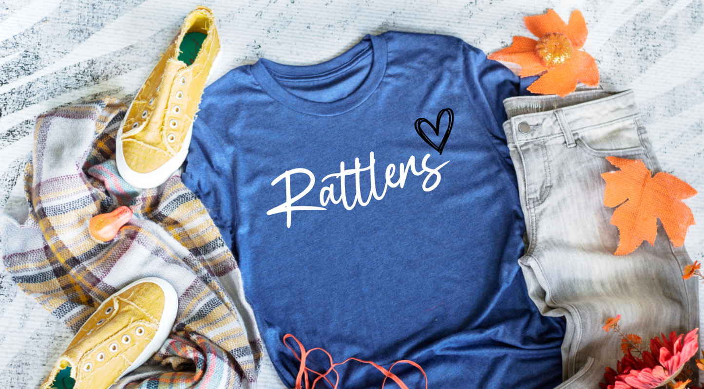 Rattlers Spirit Shirt || Navasota Rattlers Script T-Shirt