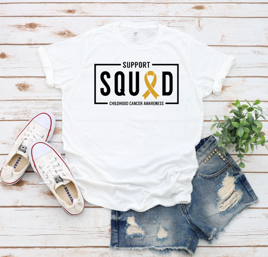 Support Squad || Child Cancer Awareness Shirt