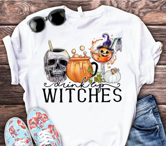 Drink Up Witches || Witches Brew Halloween T-Shirt