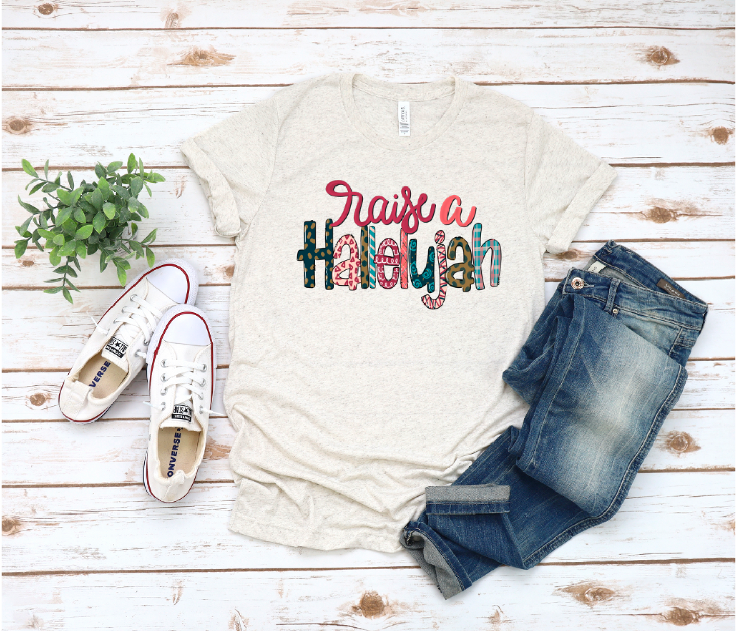 Raise a Hallelujah - Vintage Style T-Shirt
