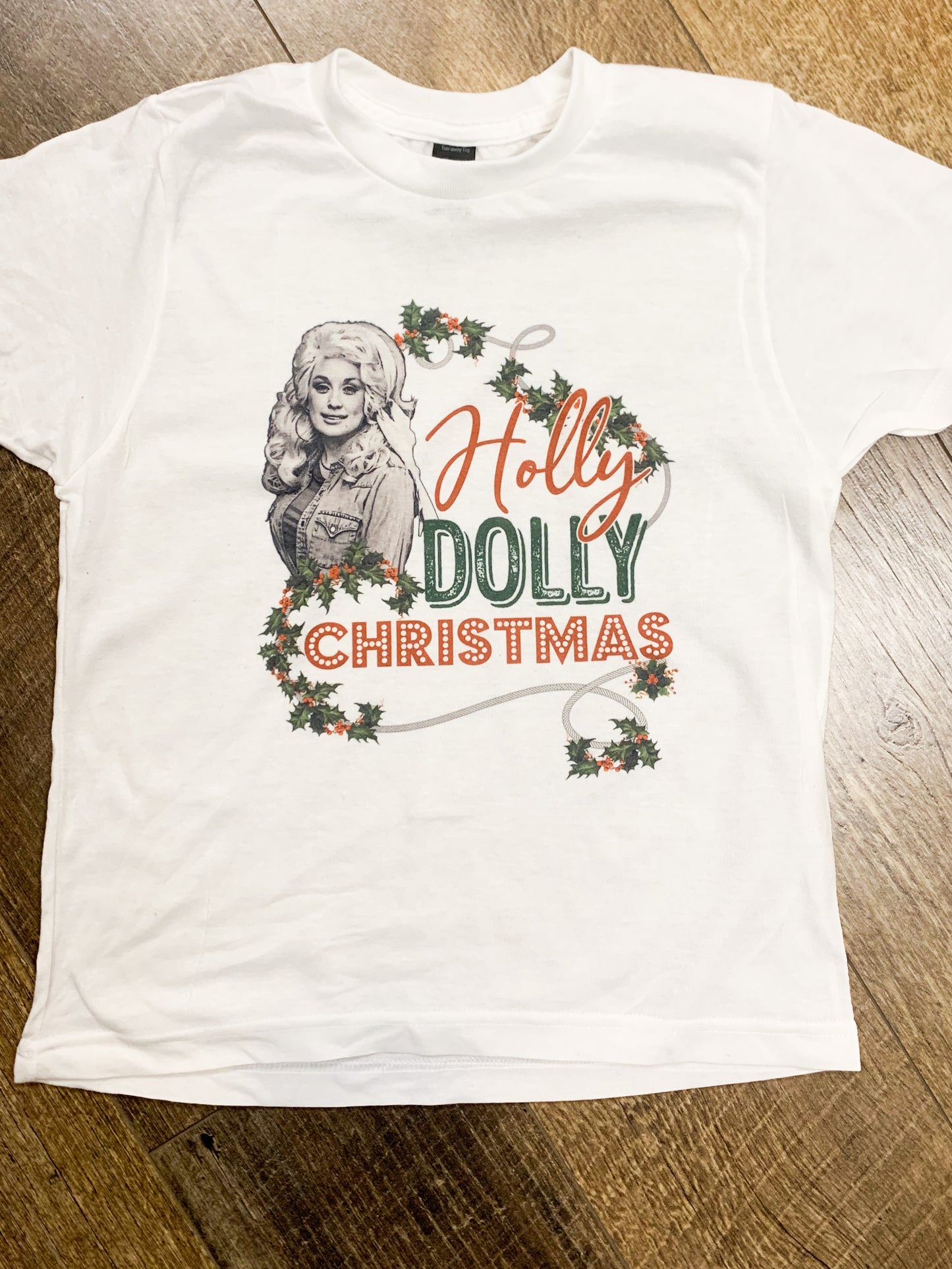Have a Holly Dolly Christmas || Permanent Print Soft T-Shirt