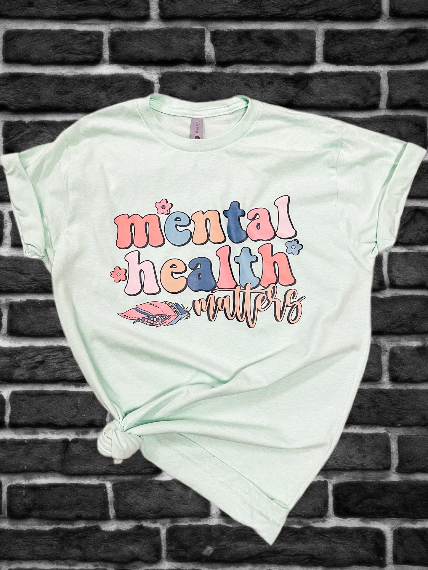 Mental Health Matters || Mint Green T-shirt