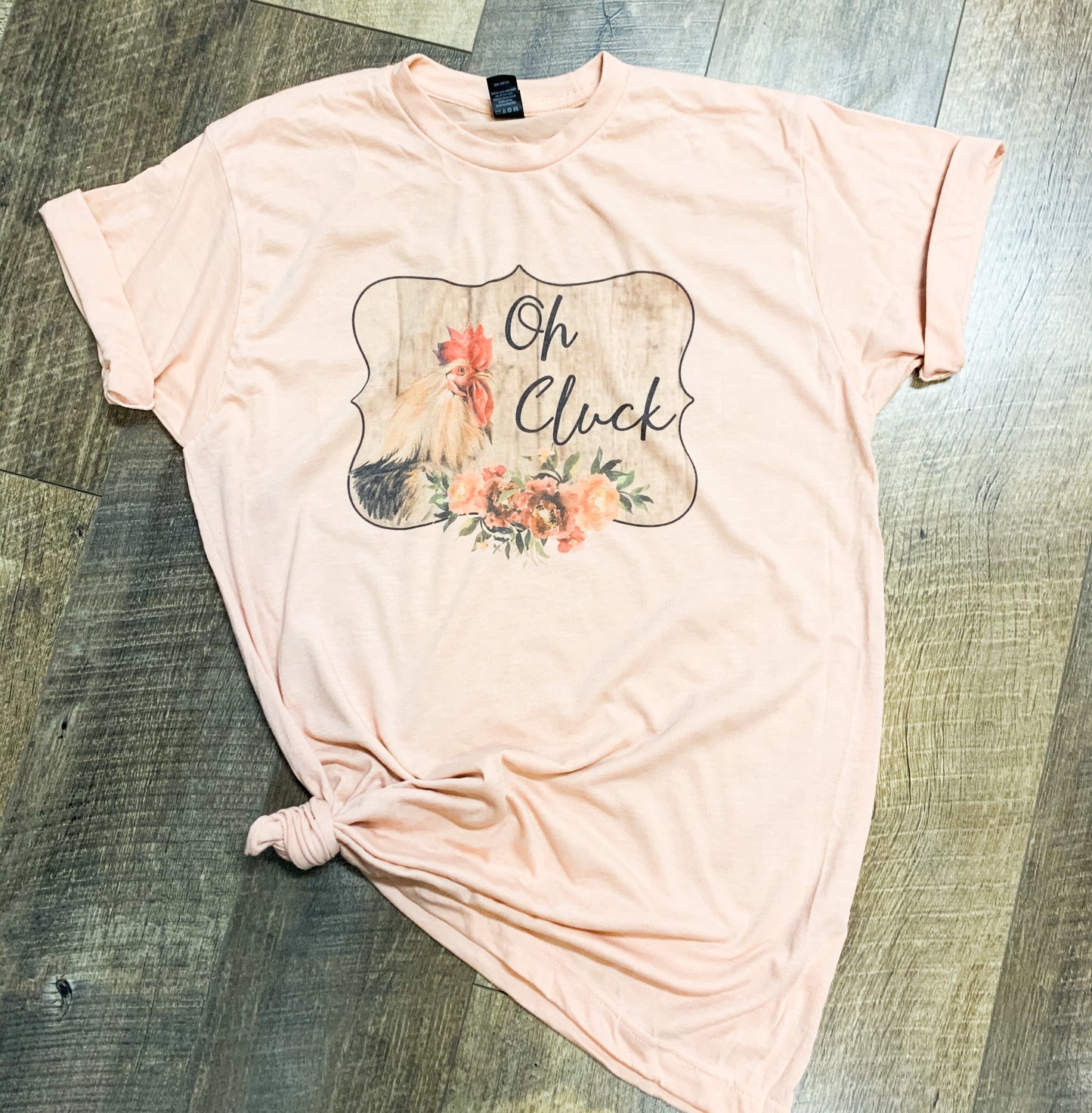 Oh Cluck - Watercolor Chicken T-Shirt